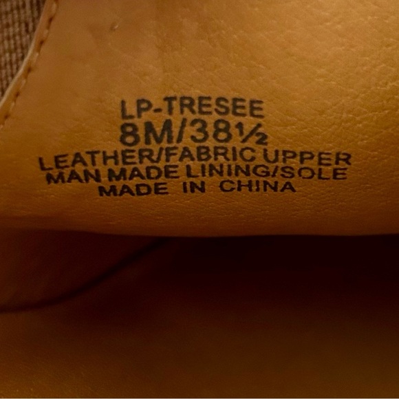 Lucky Brand | Women’s black/tan leather snakeskin pattern Tabea ankle booties, 8 - Picture 13 of 14